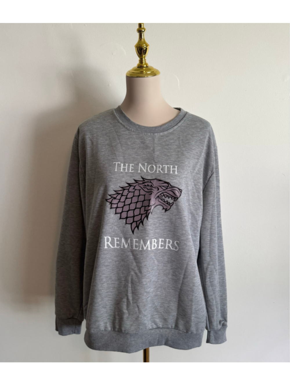 Women's Unbranded Game of Thrones Gray Pink Sweatshirt L